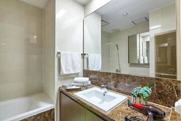 Фото номера Апартаменты с 1 спальней Апартаменты Apartments HighWill Luxury г. Нур-Султан 38