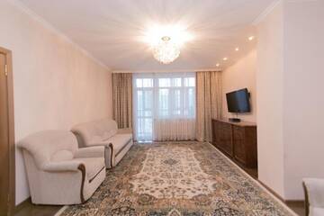 Фото номера Апартаменты с 1 спальней Апартаменты Diplomat Apartment on Sarayshyq st 34 г. Нур-Султан 34