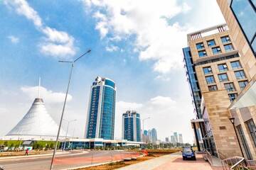 Фото номера Апартаменты с 1 спальней Апартаменты Luxurious apartment in the heart of Astana г. Нур-Султан 23