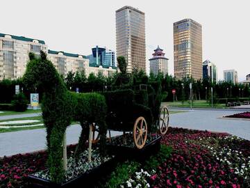 Фото номера Улучшенные апартаменты Апартаменты Infinity House in the center г. Нур-Султан 10