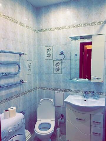 Фото номера Улучшенные апартаменты Апартаменты Amasing apartment on Dostyk 5 str г. Нур-Султан 49