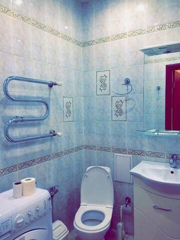Фото номера Улучшенные апартаменты Апартаменты Amasing apartment on Dostyk 5 str г. Нур-Султан 7