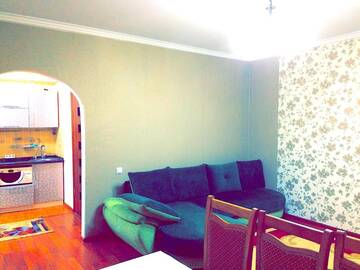 Фото номера Улучшенные апартаменты Апартаменты Sarmat Apartment on Sauran 3/1str г. Нур-Султан 11