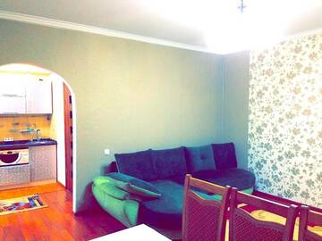 Фото номера Улучшенные апартаменты Апартаменты Sarmat Apartment on Sauran 3/1str г. Нур-Султан 20