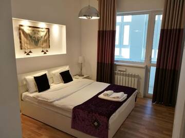 Фото номера Апартаменты с 1 спальней Апартаменты The Arc Residence г. Нур-Султан 6