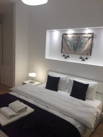 Фото номера Апартаменты с 2 спальнями Апартаменты The Arc Residence г. Нур-Султан 35