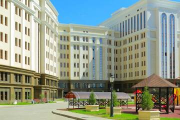 Фото номера Апартаменты с 2 спальнями Апартаменты The Arc Residence г. Нур-Султан 36