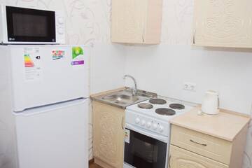 Фото номера Большой двухместный номер с 1 кроватью Апарт-отели Grand Alatau Naberezhnaya A Class Apartment г. Нур-Султан 11