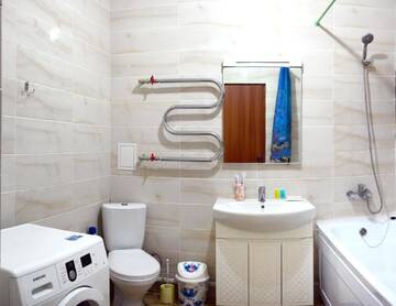 Фото номера Апартаменты с 1 спальней Апартаменты AZI APARTMENT г. Нур-Султан 12