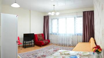 Фото номера Апартаменты с 1 спальней Апартаменты AZI APARTMENT г. Нур-Султан 28