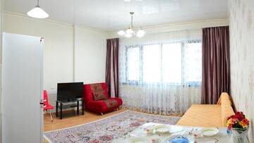 Фото номера Апартаменты с 1 спальней Апартаменты AZI APARTMENT г. Нур-Султан 7