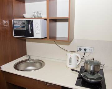 Фото номера Двухместный номер с 1 кроватью Апартаменты Apartments Severnoe Siyanie A Class г. Нур-Султан 5