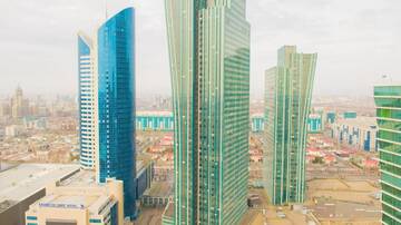Фото номера Двухместный номер с 1 кроватью Апартаменты Apartments Severnoe Siyanie A Class г. Нур-Султан 33