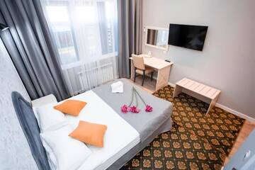 Фото номера Двухместный номер с 1 кроватью Отель ARENA Hotel г. Нур-Султан 43