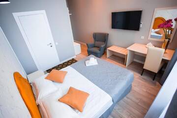 Фото номера Двухместный номер с 1 кроватью Отель ARENA Hotel г. Нур-Султан 13