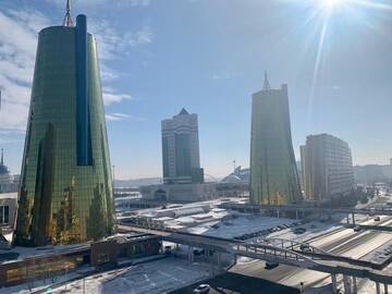 Фото номера Апартаменты с 1 спальней Апартаменты Nursaya Business Apartment г. Нур-Султан 21