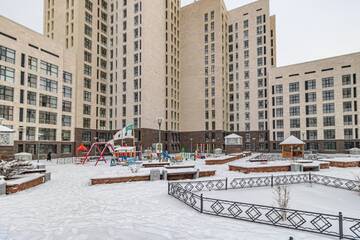Фото номера Апартаменты с 1 спальней Апартаменты Promenade Lux 283 г. Нур-Султан 35
