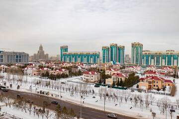 Фото номера Апартаменты с 1 спальней Апартаменты Просторная 1 ком. квартира в Центре возле Байтерека г. Нур-Султан 12
