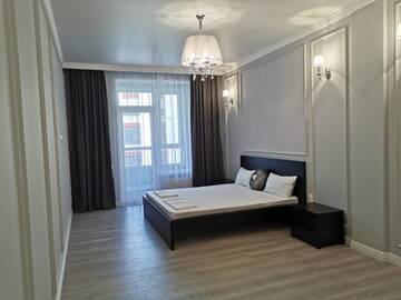 Фото номера Апартаменты с 1 спальней Апартаменты Central Park г. Нур-Султан 14